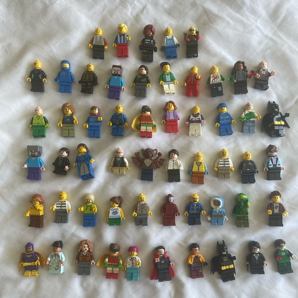 Lego Minifigures Lot of 55 figures